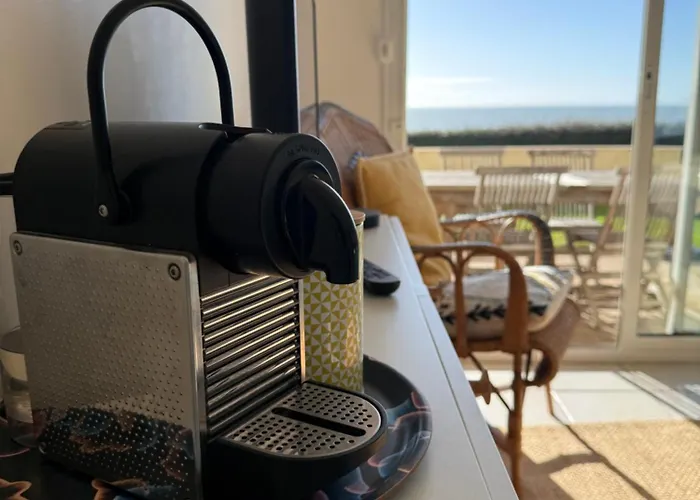 شقة Le Balcon De Jersey, Rdc Et Jardin Face A La Mer, Intendance Luxury Host *